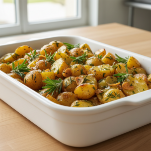 Pommes de terre à la sarriette - Recette restauration collective