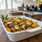 Pommes de terre à la sauge - Recette restauration collective