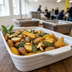 Pommes de terre à la sauge - Recette restauration collective