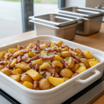 Pommes de terre au lard alsaciennes - Recette restauration collective