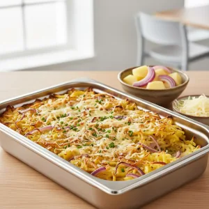 Pommes de terre façon rösti au four - Recette restauration collective