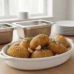 Pommes de terre Hasselback - Recette restauration collective