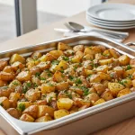 Pommes de terre sautées à l'ail - Recette restauration collective