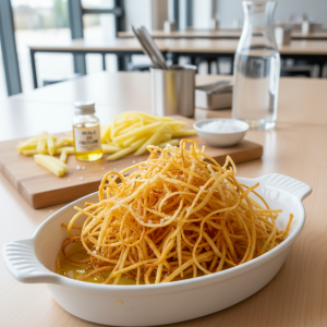 Pommes paille - Recette restauration collective