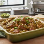 Porc au piment vert (chile verde) - Recette restauration collective