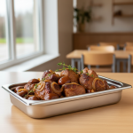 Porc aux châtaignes - Recette restauration collective