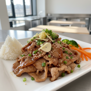 Porc teriyaki - Recette restauration collective