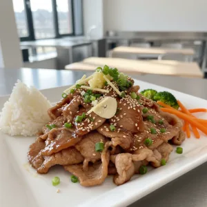 Porc teriyaki - Recette restauration collective