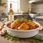 Poulet chasseur - Recette restauration collective