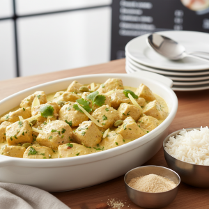 Poulet korma - Recette restauration collective