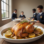 Poulet rôti au citron - Recette restauration collective