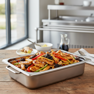 Poulet sauté à la chinoise - Recette restauration collective