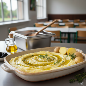 Purée à l'huile d'olive - Recette restauration collective