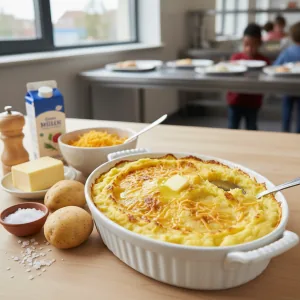 Purée au cheddar - Recette restauration collective