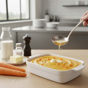 Purée de carottes - Recette restauration collective