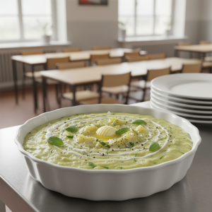 Purée de courgettes - Recette restauration collective