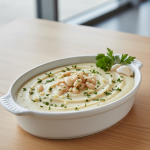 Purée de haricots blancs à l'ail et au persil - Recette restauration collective