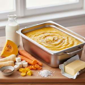 Purée de légumes mélangés - Recette restauration collective