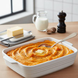 Purée de patates douces - Recette restauration collective