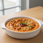 Purée de pois chiches épicée à la harissa - Recette restauration collective