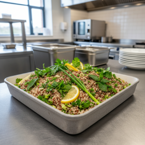 Quinoa aux herbes fraîches - Recette restauration collective