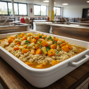 Quinoa légumes hiver - Recette restauration collective