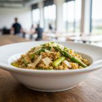 Quinoa risotto asperges - Recette restauration collective