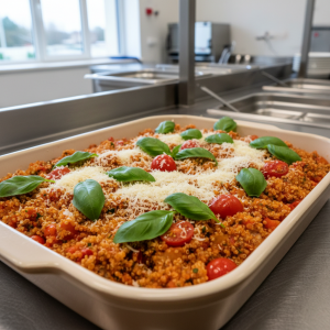 Quinoa sauce tomate - Recette restauration collective