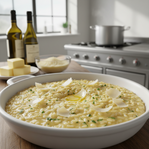 Risotto au beurre enrichi - Recette restauration collective