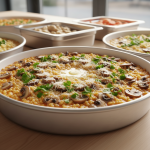 Risotto aux champignons - Recette restauration collective