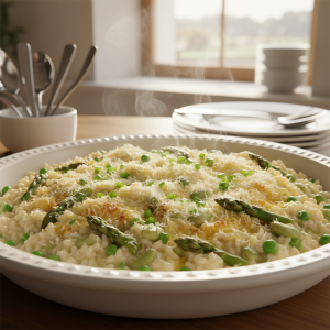Risotto primavera - Recette restauration collective