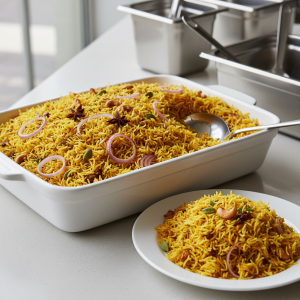 Riz basmati aux épices indiennes - Recette restauration collective