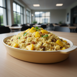 Riz blanc à l'ananas - Recette restauration collective