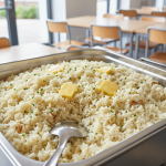 Riz blanc au beurre - Recette restauration collective