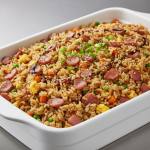 Riz cantonais au lard - Recette restauration collective