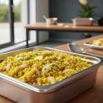 Riz complet pilaf - Recette restauration collective