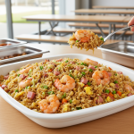 Riz frit chinois classique (Yangzhou) - Recette restauration collective