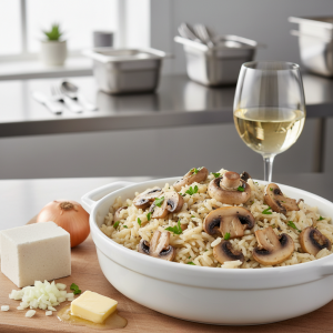 Riz pilaf aux champignons - Recette restauration collective