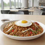 Riz sauté indonésien (Nasi Goreng) - Recette restauration collective