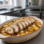 Rôti de porc boulangère - Recette restauration collective