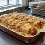 Rôti de porc orloff - Recette restauration collective