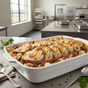 Rôti de veau orloff - Recette restauration collective