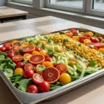 Salade arc-en-ciel - Recette restauration collective