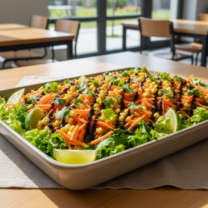 Salade Baton rouge - Recette restauration collective