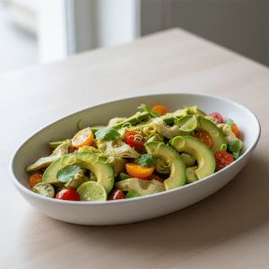 Salade d'artichauts et avocat - Recette restauration collective