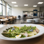 Salade d'asperges, vinaigrette aux herbes fraîches - Recette restauration collective
