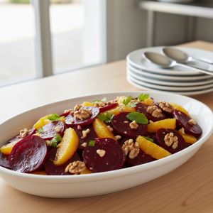 Salade de betteraves à l'orange - Recette restauration collective