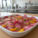 Salade de betteraves chioggia à l'orange - Recette restauration collective