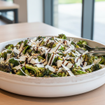 Salade de brocolis rôtis au parmesan - Recette restauration collective