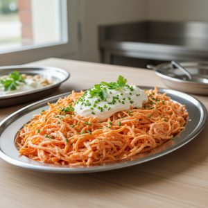 Salade de carottes râpées à la crème - Recette restauration collective